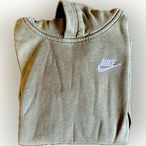 Nike boys hoodie size M light olive